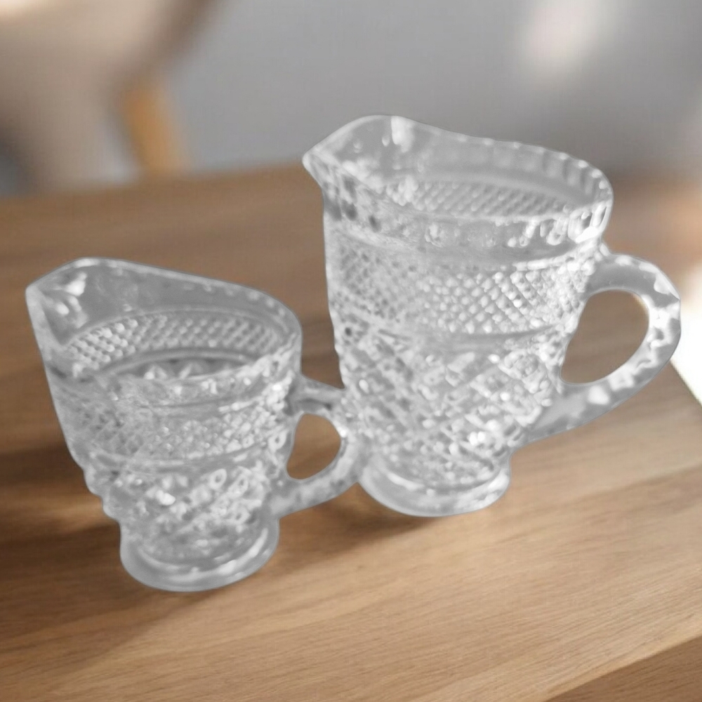 2 pitcher, creamer set. Wexford Anchor Hocking.